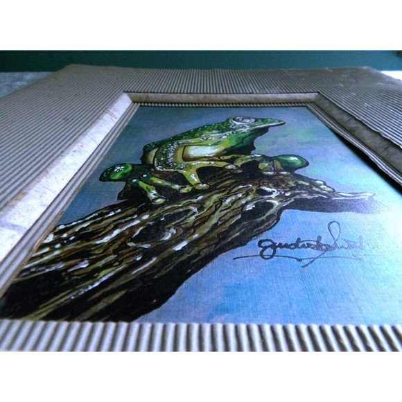 Vintage The Glass Frog Print by Artist Judith Smith Wilson - Picture 4 of 16